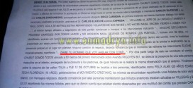 ELICECHE VIOLA LA VEDA Y AMENAZA A LA POLICÍA CON ECHARLOS